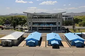 Panmunjeom, Blick von Nord- nach Südkorea