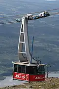 Luftseilbahn in Åre, Schweden