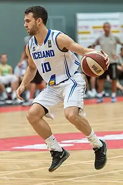 Ægir im Nationaltrikot beim ÖBV-Turnier 2016