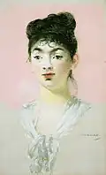 Édouard Manet: Suzette Lemaire en face, 1881, Privatsammlung