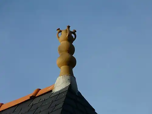 Dachschmuck in Saint-Cyr-les-Champagnes