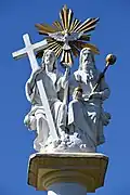 Oberer Teil der Szentháromság-Säule