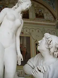 Étienne-Maurice Falconet: Pygmalion et Galatée (1763), Eremitage (Detail)