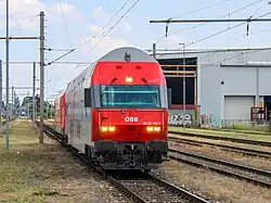 Steuerwagen 8633 100 am Grazer Ostbahnhof.