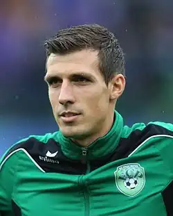 Ein Garant der Aufstiege von der 4. bis in die 2. Liga: Marco Perchtold, seit 2023 auch Zweitliga-Rekordspieler der Athletiker