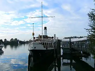 Hohentwiel im Heimathafen Hard, Österreich