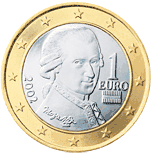 Österreichische 1-Euro-Münze (2002)