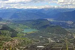 Der Kalterer See von Süden