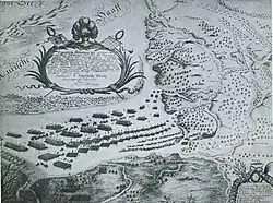 Übergang über das Kurische Haff 1679 von Matthäus Merian d. J. 1687