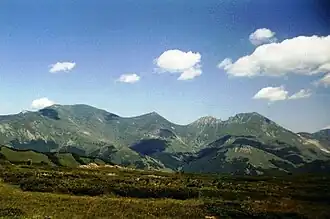 Nordmazedonische Seite von Mala Kobilica und Golema Kobilica (2526 m) nordwestlich von Tetovo