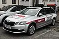 Foliertes Dienstfahrzeug (Škoda Octavia III)
