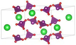 Kristallstruktur von Bariumiodat