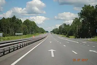 Die M1 in der Oblast Smolensk (2017)