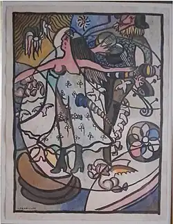 Allegorische Komposition Hoffnung. Serie "1812". 1915.