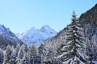 Der Gipfel im Winter