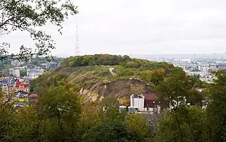 Schlossberg aus Richtung Osten gesehen