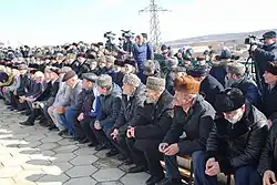 Kundgebung am 23. Februar 2017 zum Jahrestag der Deportation.