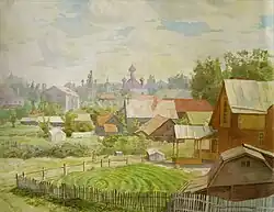 M. Presnjakow (1993) In der Innenstadt von Pereslawl-Salesski