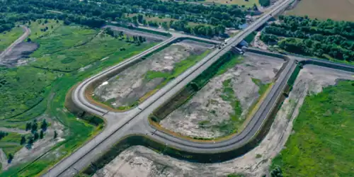 Autobahn von Saporischschja nach Mariupol