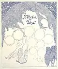 Titelseite Golubaja Rosa (Zeitschrift Solotoje Runo (Goldenes Vlies) Nr. 5, 1907)
