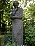 Der Gedanke, Merkurows Grab auf dem Nowodewitschi-Friedhof, Moskau