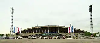 Das Zentralstadion in Krasnojarsk (September 2015)