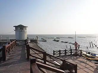 Aussichtspunkt an der Qigu-Lagune