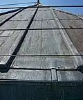 Mit Blei­blech gedeck­ter Dach­stuhl (2013)