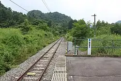 Streckenende bei Ōmae