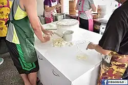 Xiaolongbao-Her­stel­lung am einfachen Restaurant in Yilan