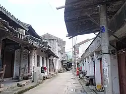 Alter Ortskern von Youzhu, aufgenommen im Jahr 2010