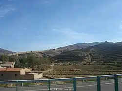 Blick auf die Große Mauer in Yunzhou