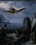 Girolamo da Carpi, Ruggiero rettet Angelica auf dem Hippogryph, 16.&nbsp;Jh.