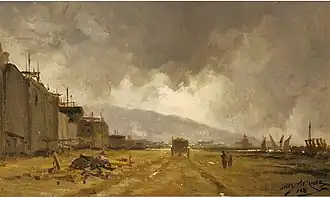 Sausalito, California, Ölskizze, 1881, Saint Mary’s College Museum of Art