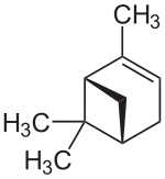 Struktur von (−)-α-Pinen