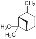 Struktur von (−)-β-Pinen
