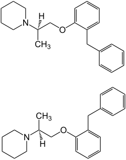 Strukturformeln von (±)-Benproperin