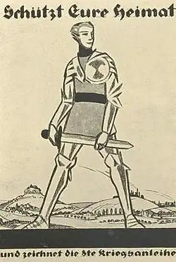Kriegsan-leiheplakat, 1918