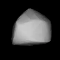 Berechnetes 3D-Modell von (171) Ophelia