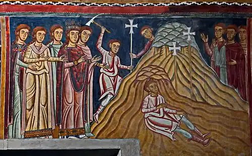 Die heilige Helena findet in Jerusalem das wahre Kreuz Christi.