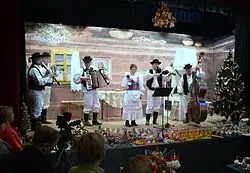 Weihnachtskirmes in Gmina Sanok Oberländische Band Kapelle Kamraty