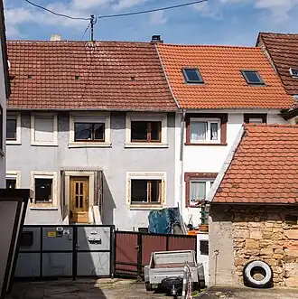 Von-Dalberg-Straße 28 und 30, hier war früher der Nordflügel des Schlosses