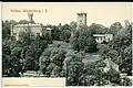 Foto von 1902: Schloss und Bergfried des alten Hinterschlosses