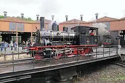 Dampflokomotive Nr.&nbsp;5 des Chemin de Fer Touristique Pontarlier-Vallorbe, Bauart Tigerli.