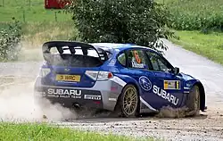C. Atkinson / S. Prévot, Subaru Impreza, Rallye Deutschland 2008