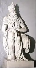 Figur des Moses (Michelangelo Kopie)