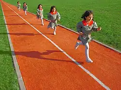 Fotomontage eines Zeitablaufs