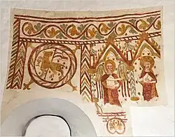 Malerei über dem ehemaligen Nordportal[5]