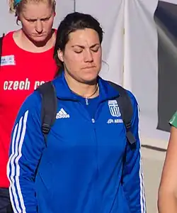 Chrysoula Anagnostopoulou Rang zwölf mit 58,20&nbsp;m