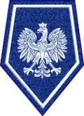 Wappen auf Uniformen der Generalinspektion der polnischen Polizei